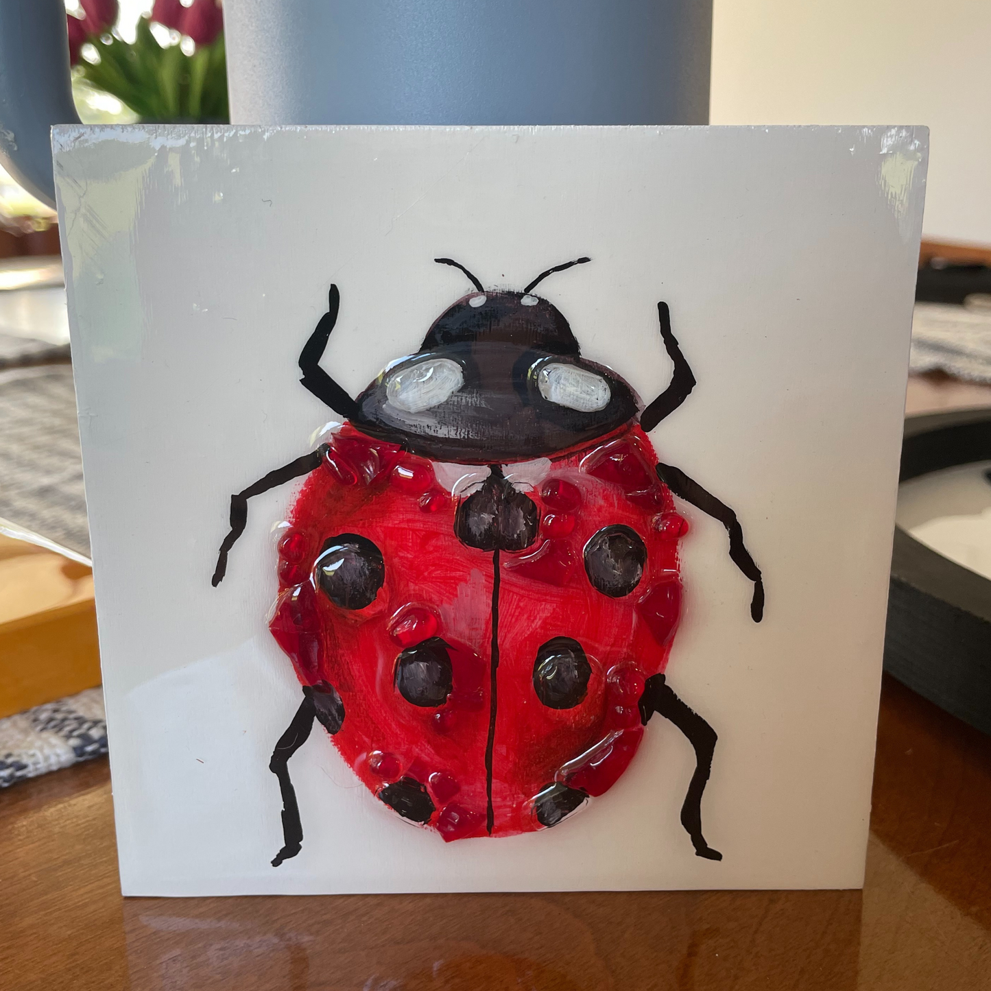 Ladybug Shelf Sitter